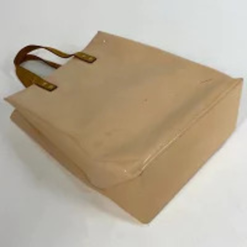 Louis Vuitton Enamel Lead Monogram Marshmallow Vernis Handbag Tote Bag Pink